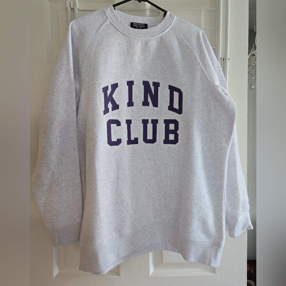 Brunette the Label 'Kind Club' crew in XS/S